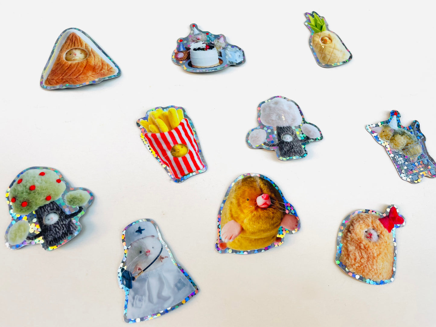 一起去派對吧.ᐟ.ᐟ :亮晶晶磁鐵抽抽包〈11款〉