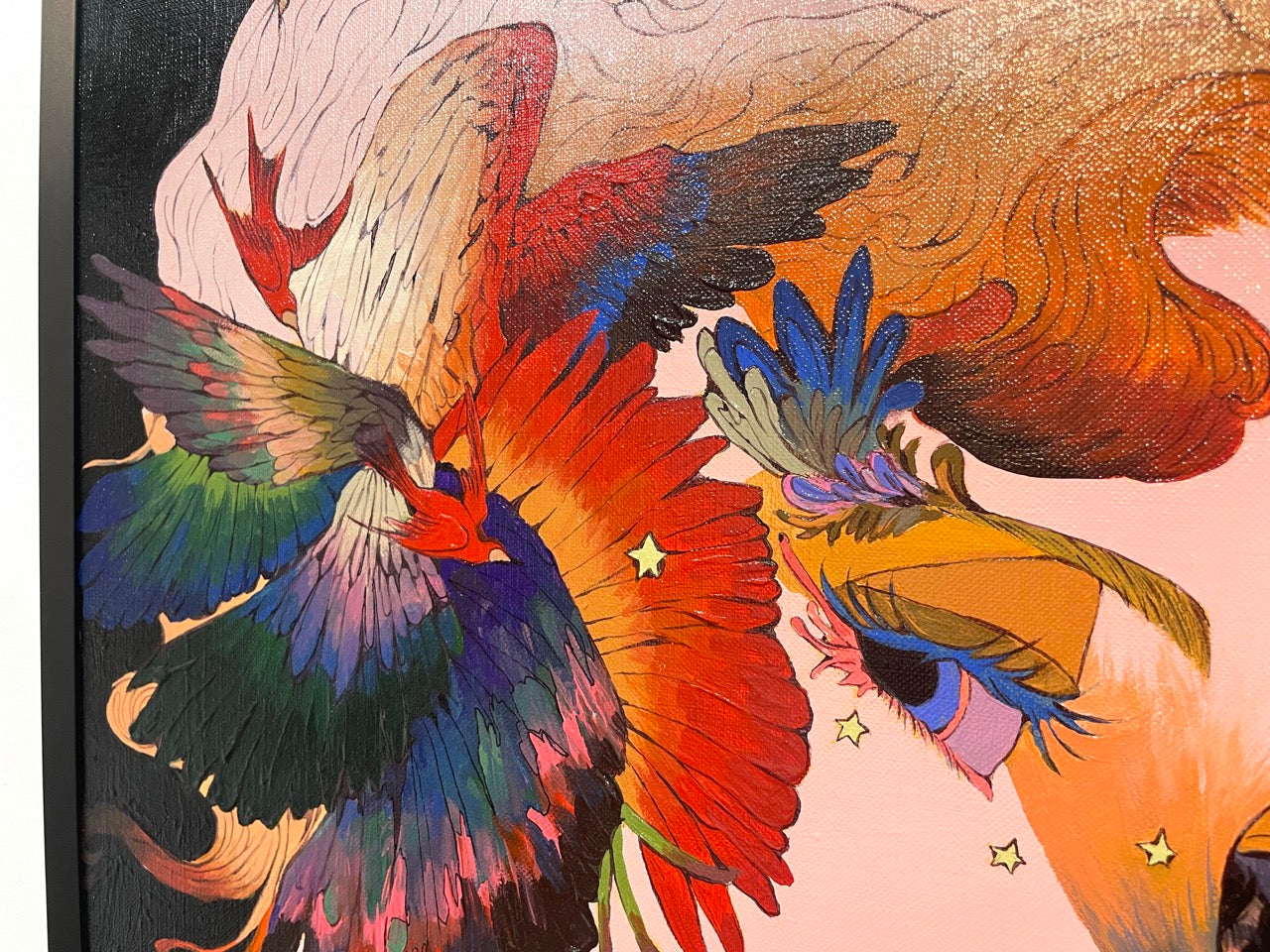 夕陽下的鳥
