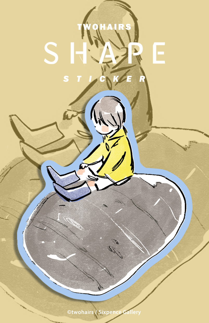Shape：防水貼紙〈4款〉