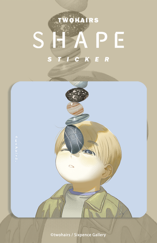 Shape：防水貼紙〈4款〉