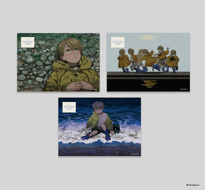 Shape：What’s The Sound Of An Eagle? 2024台北個展明信片-A6〈2款〉