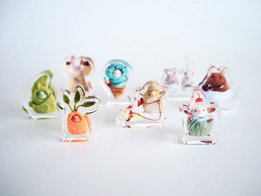 一起去派對吧.ᐟ.ᐟ ：迷你壓克力飯友〈8款〉