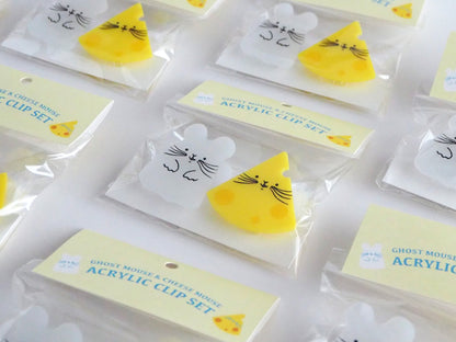 一起去派對吧.ᐟ.ᐟ ：幽靈與起司壓克力夾