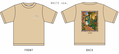 フラワーテンパチャー：アレー展覧会アートTシャツ