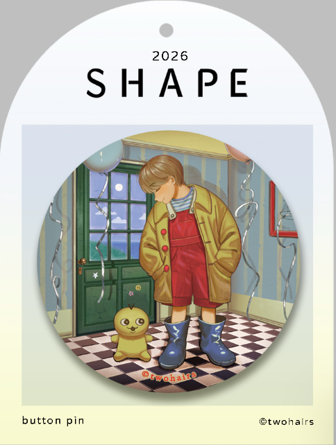 Shape： shape 2026台南個展紀念徽章〈5款〉