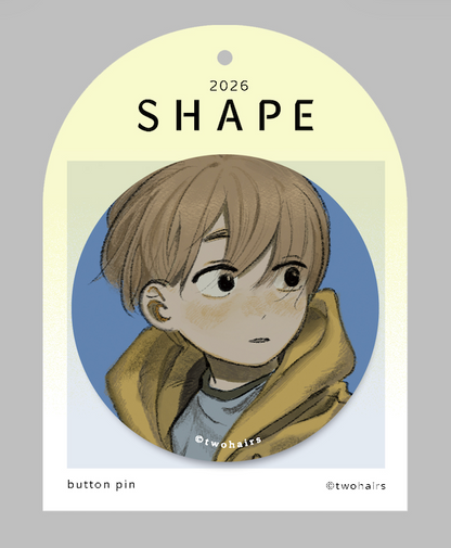Shape：What’s The Sound Of An Eagle? 2024台北個展徽章再刷版〈5款〉