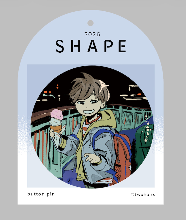 Shape：What’s The Sound Of An Eagle? 2024台北個展徽章再刷版〈5款〉