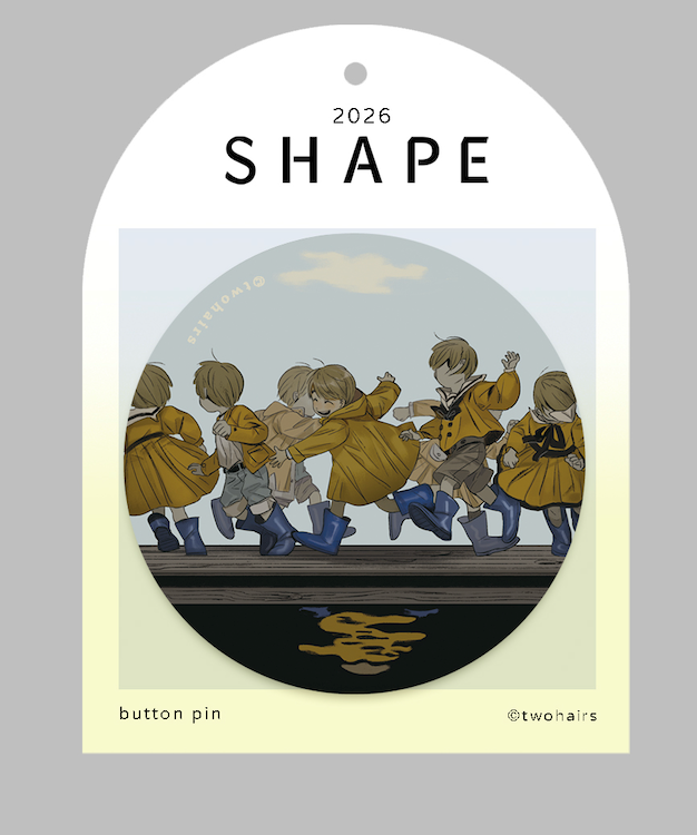Shape：What’s The Sound Of An Eagle? 2024台北個展徽章再刷版〈5款〉