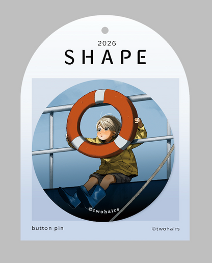Shape：What’s The Sound Of An Eagle? 2024台北個展徽章再刷版〈5款〉
