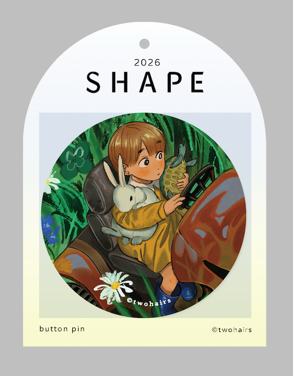 Shape：What’s The Sound Of An Eagle? 2024台北個展徽章再刷版〈5款〉