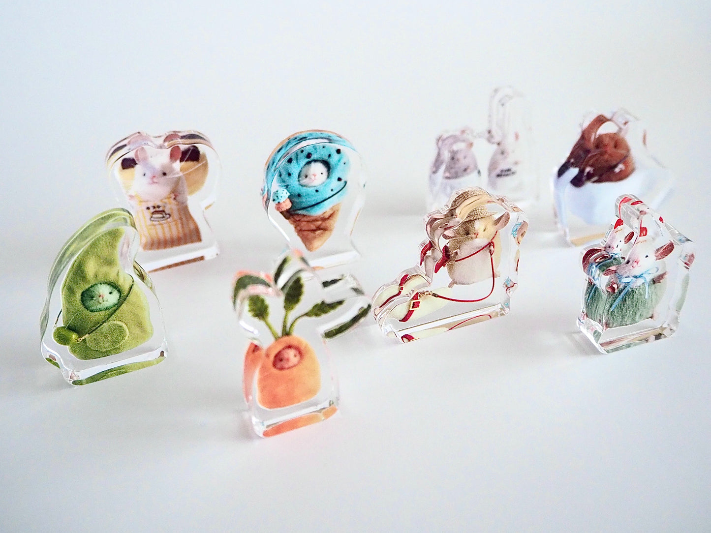 一起去派對吧.ᐟ.ᐟ ：迷你壓克力飯友〈8款〉