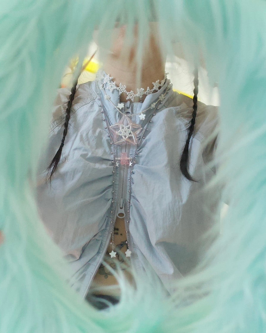 Bazooka Studio：星星蕾絲頸鍊〈2色〉