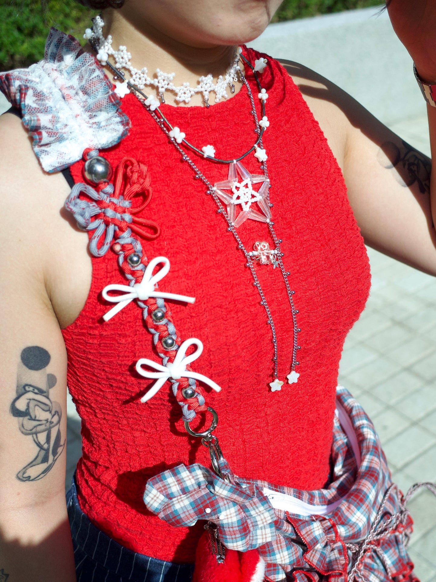 Bazooka Studio：星星蕾絲頸鍊〈2色〉