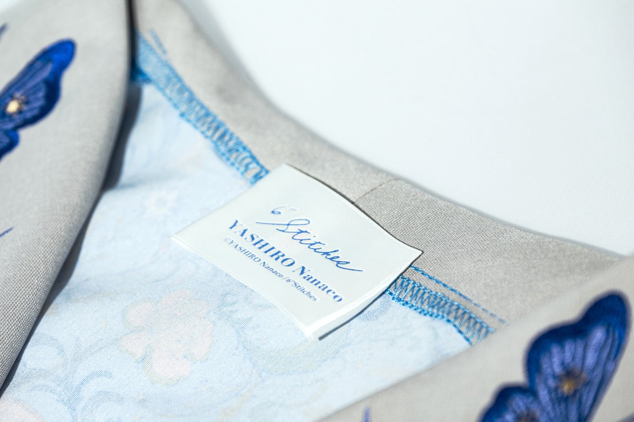 【 Précommande 】6"Stitches × YASHIRO Nanaco Collaboration : Haut court Flower Diary