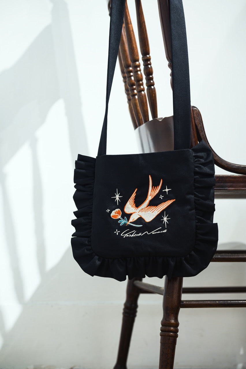 【 預購 】6"Stitches × YASHIRO Nanaco聯名：Chirping and Passion 刺繡包