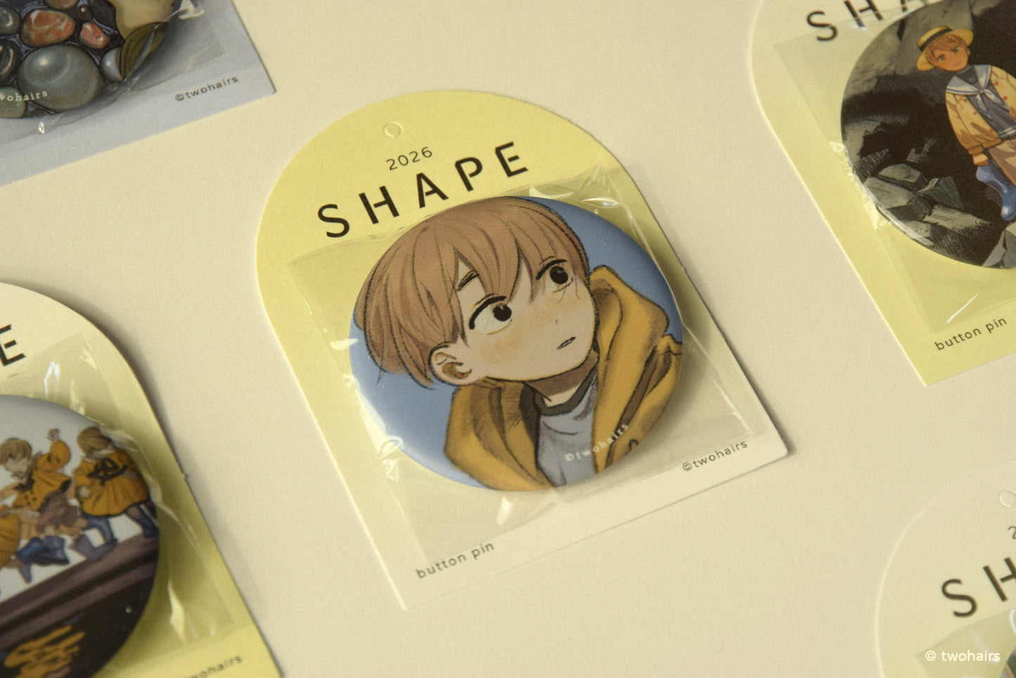 Shape：What’s The Sound Of An Eagle? 2024台北個展徽章再刷版〈5款〉
