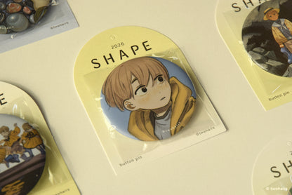 Shape：What’s The Sound Of An Eagle? 2024台北個展徽章再刷版〈5款〉