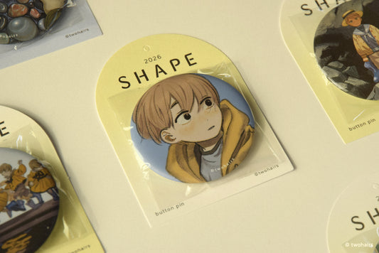 Shape：What’s The Sound Of An Eagle? 2024台北個展徽章再刷版〈5款〉