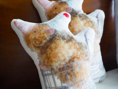 一起去派對吧.ᐟ.ᐟ ：小溝齒鼩抱枕〈2款〉