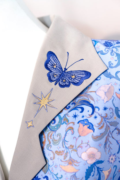 【 Précommande 】6"Stitches × YASHIRO Nanaco Collaboration : Haut court Flower Diary