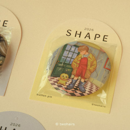 Shape： shape 2026台南個展紀念徽章〈5款〉